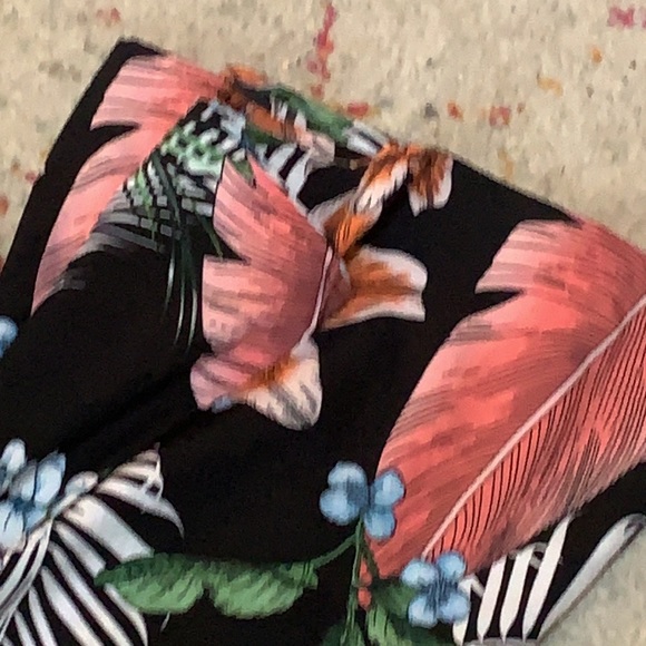 Tropical wide leg pants flowy - Picture 8 of 8